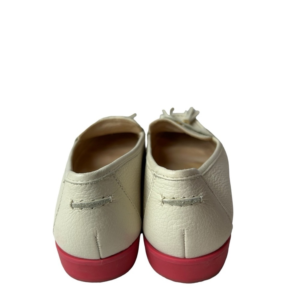 Kate Spade Women’s Loafers Tassel ivory Leather Shoes Size 7.5 M - Picture 7 of 8